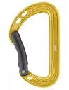 Climbing carabiner Petzl Spirit Bent Gate Yellow