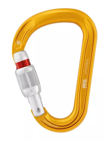 Carabiner Petzl Attache Yellow Carabiner Petzl Attache Yellow