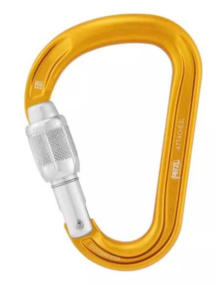 Carabiner Petzl Attache Yellow Carabiner Petzl Attache Yellow