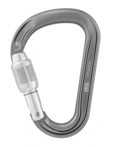 Karabinek Petzl Attache Gray