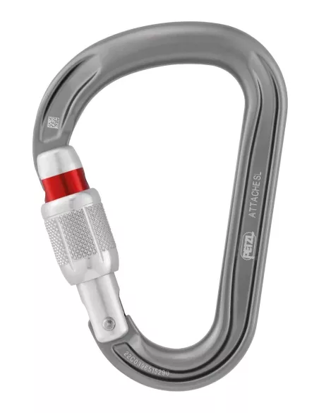 Climbing carabiner Petzl Attache Gray