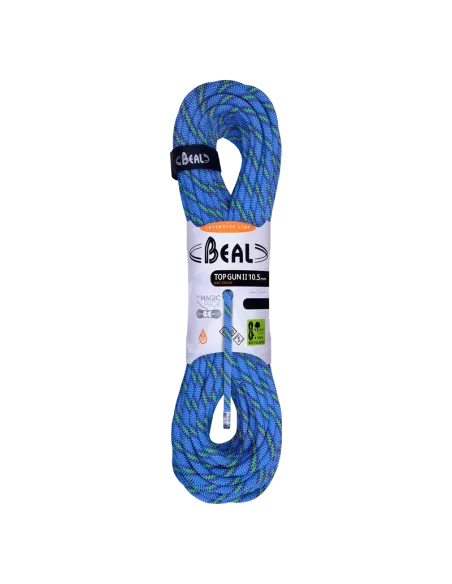 Lina wspinaczkowa Beal Top Gun Unicore 10,5mm Dry Cover Blue 50m