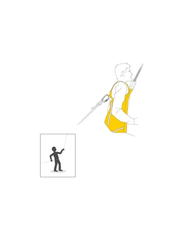 Evacuation triangle Petzl Pitagor