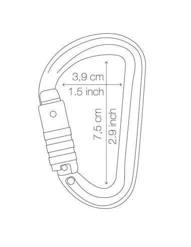 Karabinek wspinaczkowy Petzl Sm'D Triact-Lock
