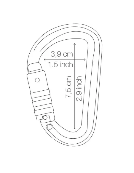 Karabinek wspinaczkowy Petzl Sm'D Triact-Lock