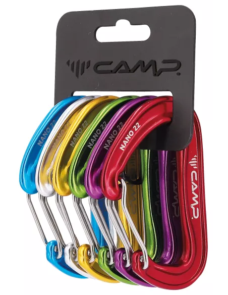 Climbing carabiners Camp Nano 22 Rack Pack 6 pcs