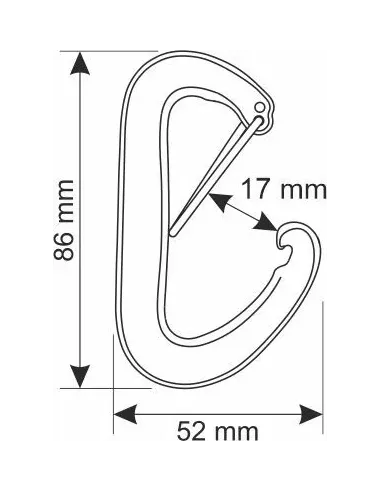 Climbing carabiners Camp Nano 22 Rack Pack 6 pcs