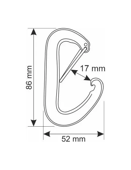 Climbing carabiners Camp Nano 22 Rack Pack 6 pcs