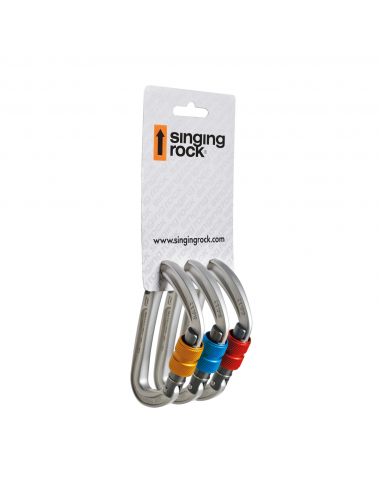 Carabiners Singing Rock Colt Screw 3 pcs.