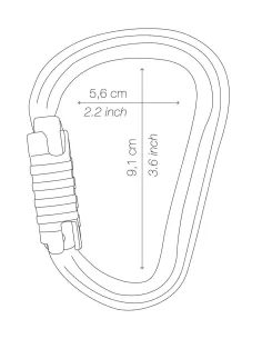 Carabiner Petzl William Triact Lock 2