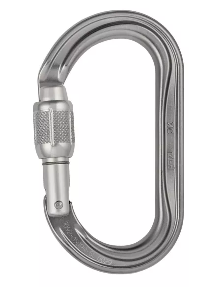 Climbing carabiner Petzl OK Screw Lock