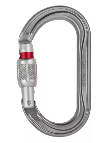 Climbing carabiner Petzl OK Screw Lock