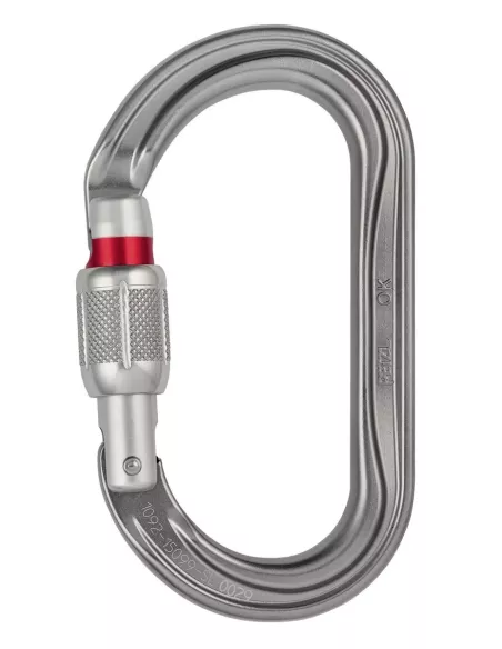 Climbing carabiner Petzl OK Screw Lock