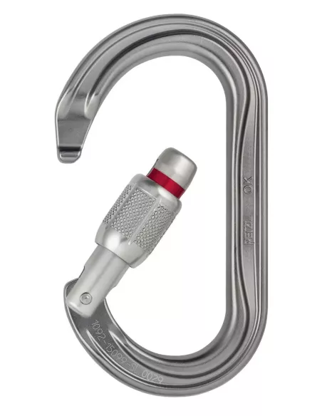 Climbing carabiner Petzl OK Screw Lock