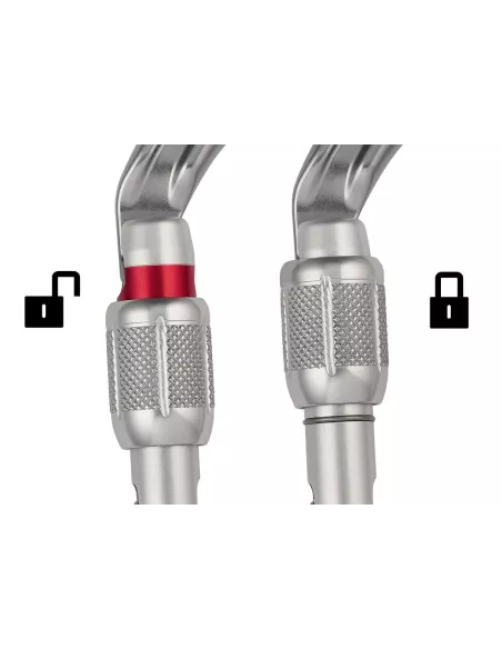 Climbing carabiner Petzl OK Screw Lock