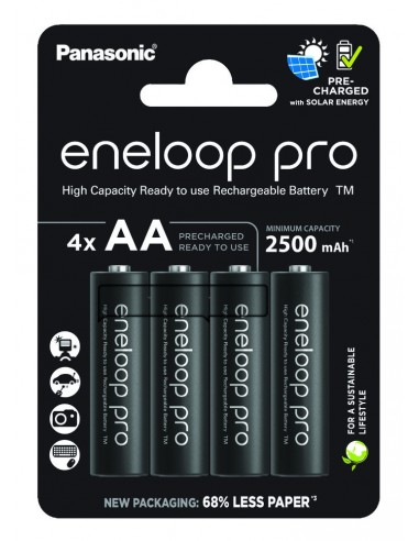 Rechargeable battery Panasonic Eneloop Pro 2500mAh AA (4 pcs.)