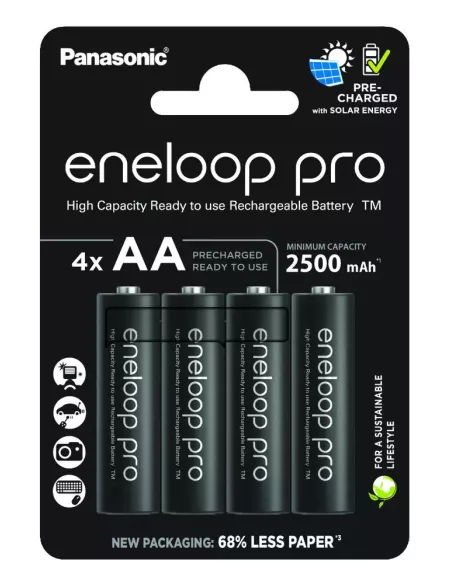 Akumulatory Panasonic Eneloop Pro 2500mAh AA (4 szt.)