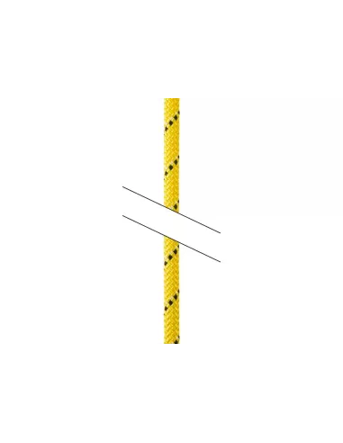 Semistatic rope Petzl Parallel 10,5mm Yellow 50m