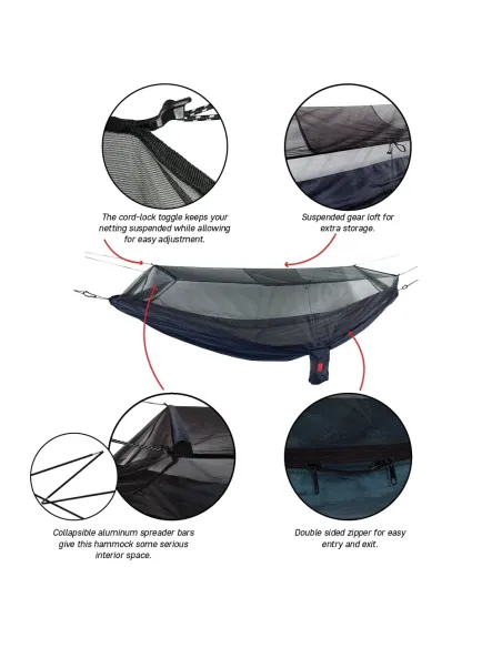 Hamak Grand Trunk Skeeter Beeter XT Mosquito Net Blue