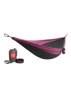 Hamak z taśmami Grand Trunk Double Deluxe Hammock w/Straps Magenta