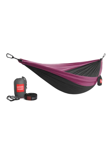 Hammock with straps Grand Trunk Double Deluxe Hammock w/Straps Magenta