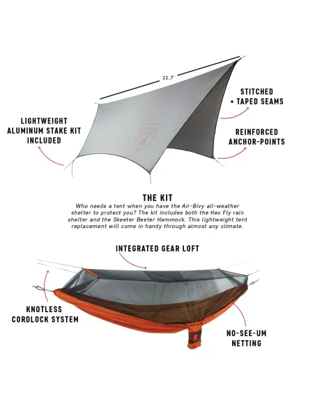 Shelter with hammock Grand Trunk Air Bivy All Weather
