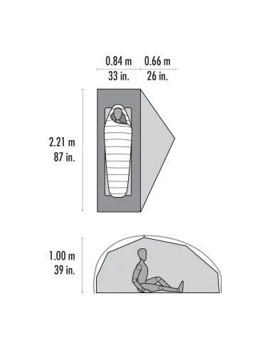 Tent MSR FreeLite 1 Green