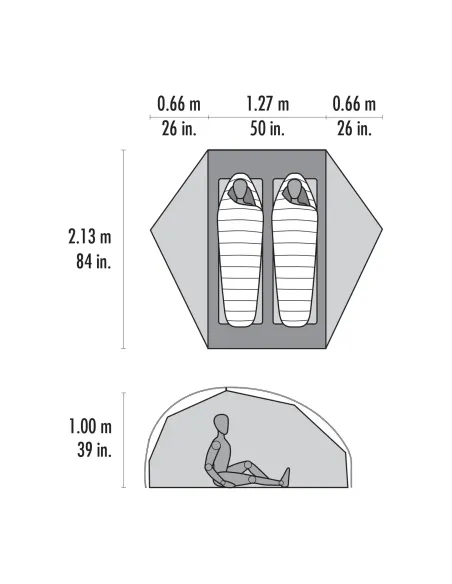 Tent MSR FreeLite 2 Green
