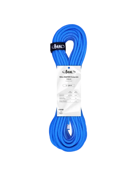 Lina wspinaczkowa Beal Wall Master Unicore 10,5mm Blue 40m