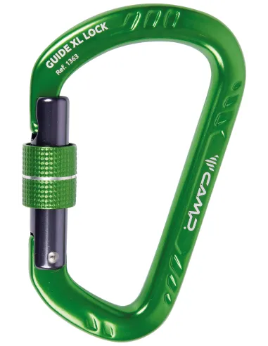 Karabinek wspinaczkowy Camp Guide XL Lock Green