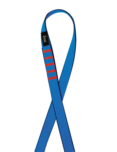 Open sling Beal Flat 18mm 80cm Blue