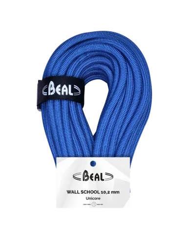 Climbing rope Beal Wall School Unicore 10,2mm Blue 30m