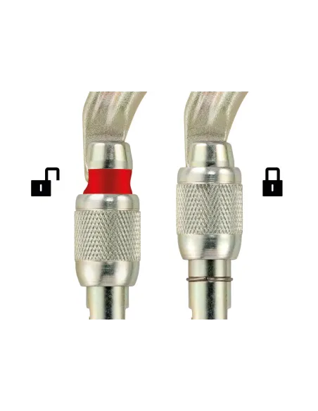 Climbing carabiner Petzl Vulcan Screw-Lock