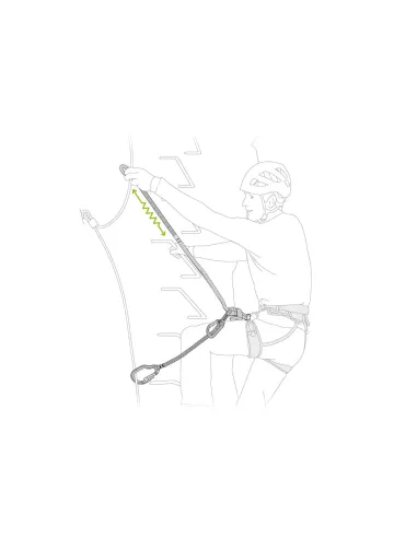 Lonża Via Ferrata Petzl Scorpio Vertigo