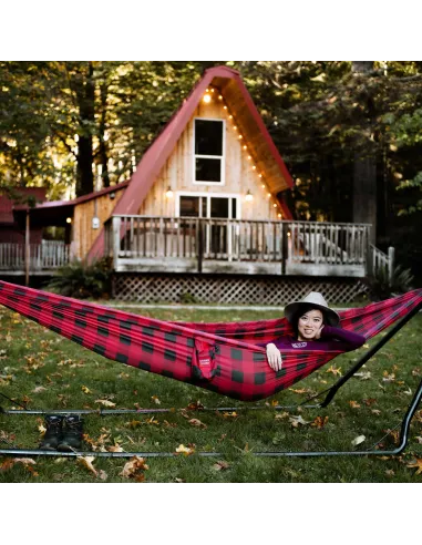 Hamak z taśmami Grand Trunk Double Deluxe Hammock with Suspension Straps Heritage