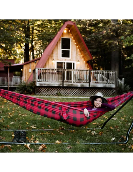 Hamak z taśmami Grand Trunk Double Deluxe Hammock with Suspension Straps Heritage