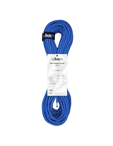 Climbing rope Beal Wall School Unicore 10,2mm Blue 20m