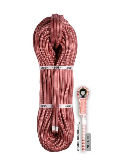 Lina półstatyczna z zakończeniem Beal Industrie 11mm Red 60m