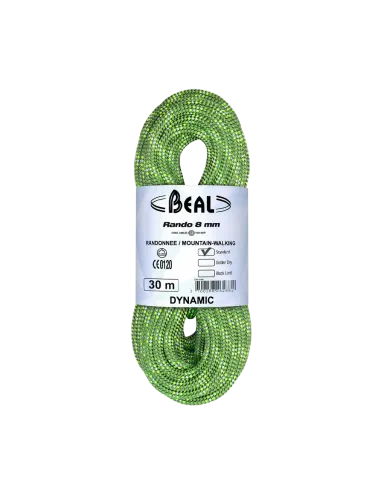 Lina dynamiczna Beal Rando 8mm Standard Green 48m