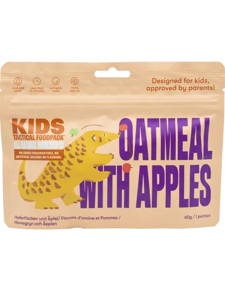 Płatki śniadaniowe Tactical Foodpack Kids Oatmeal and Apples 60g