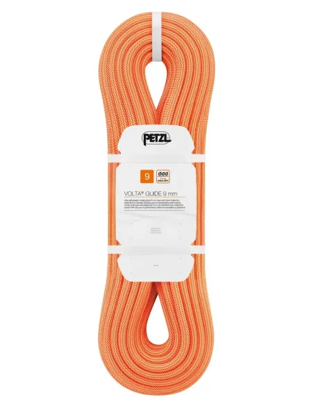 Lina wspinaczkowa Petzl Volta Guide 9mm Orange 50m