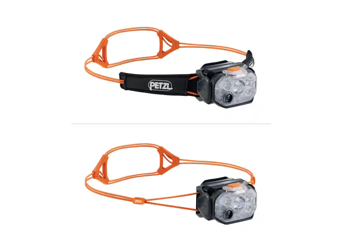 Dostosowanie opaski na głowę w latarce Petzl Swift RL